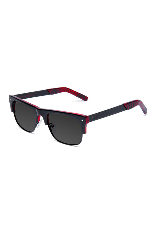 Watson2 Snake Sunglasses Black/red