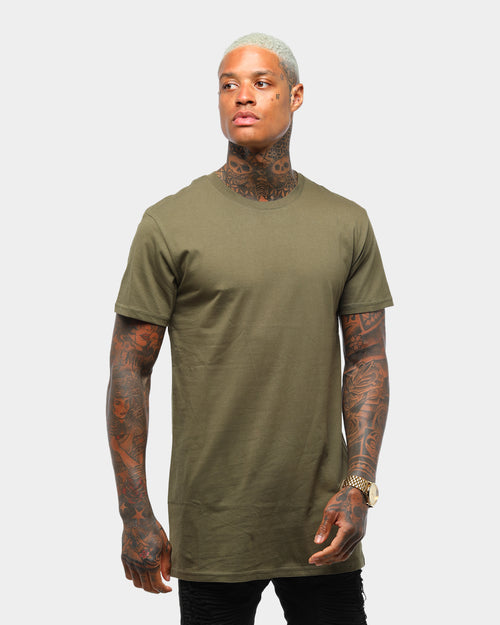 AS Colour Tall T-Shirt Army Green/Brown