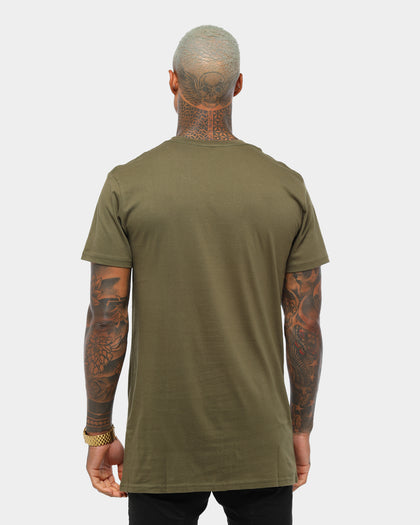AS Colour Tall T-Shirt Army Green/Brown
