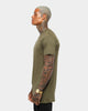 AS Colour Tall T-Shirt Army Green/Brown