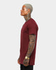 AS Colour Tall Tee Burgundy
