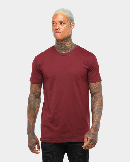AS Colour Plain Staple T Burgundy