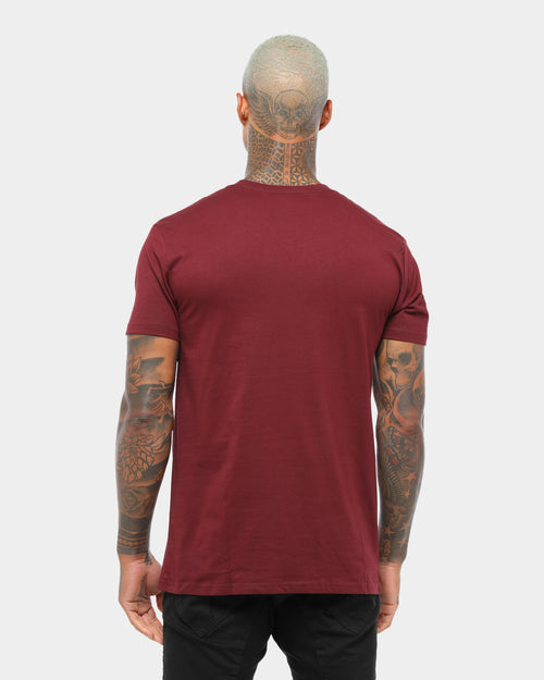 AS Colour Plain Staple T Burgundy
