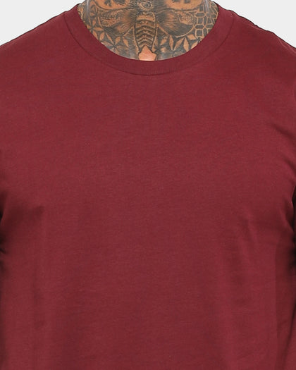 AS Colour Plain Staple T Burgundy