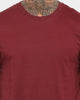 AS Colour Plain Staple T Burgundy