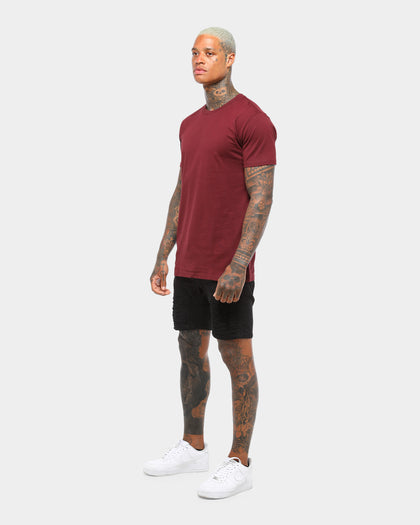 AS Colour Plain Staple T Burgundy