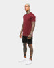 AS Colour Plain Staple T Burgundy