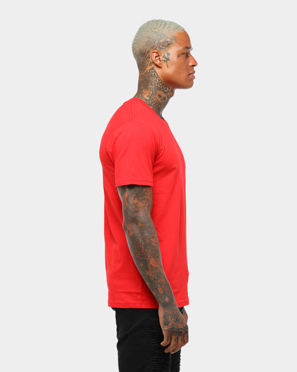 AS Colour Plain Staple T Red