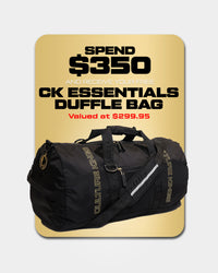 Culture Kings NFS Essentials Duffle Bag Black/Gold