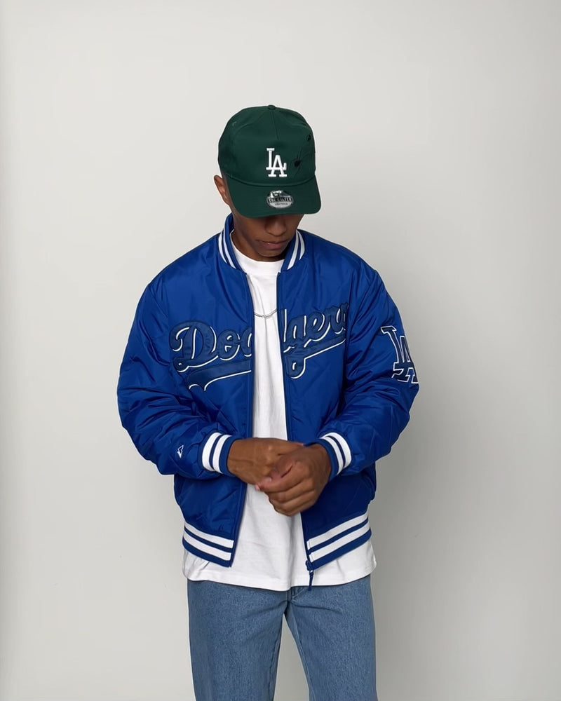 Majestic Athletic Los Angeles Dodgers Tonals Quilted Varsity Jacket Ro