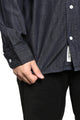 Civil Long Sleeve Button up Dark Denim
