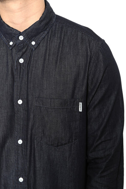 Civil Long Sleeve Button up Dark Denim