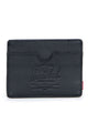 Charlie Leather Wallet Black Pebble