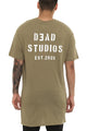 Surplus Dropped Tail Tee Olive