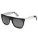 Flat Top 03 Print Sunglas Black/silver