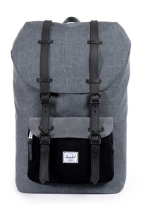 Little America Crosshatch Charcoal/black