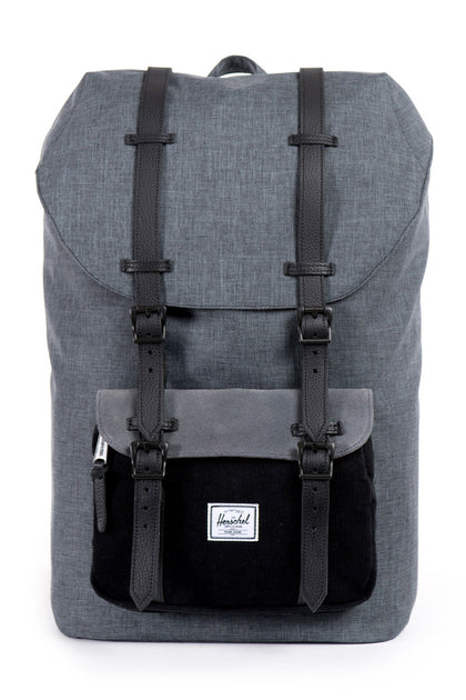 Little America Crosshatch Charcoal/black