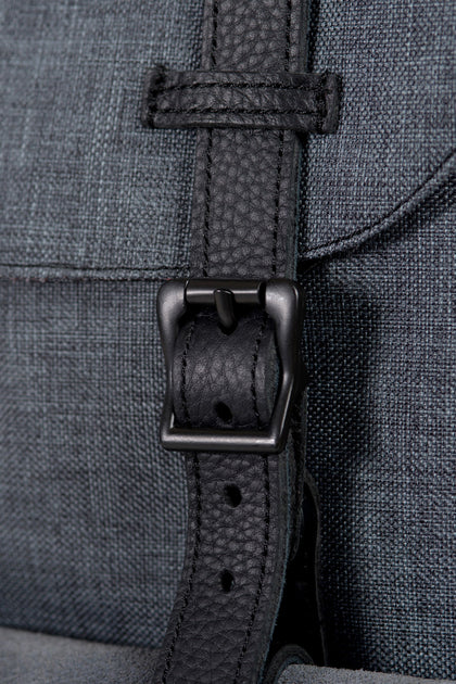 Little America Crosshatch Charcoal/black