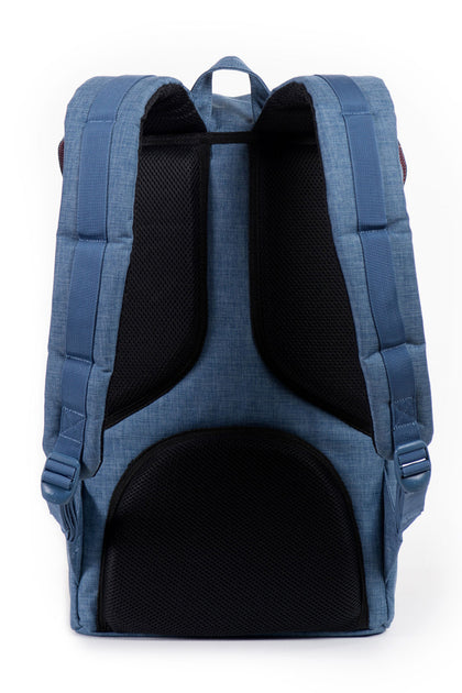 Little America Crosshatch Navy/tan