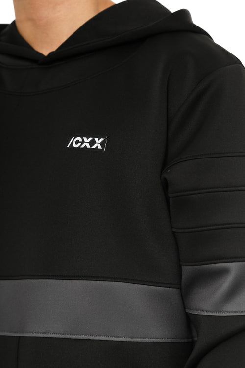 Structured Neoprene Hood Black