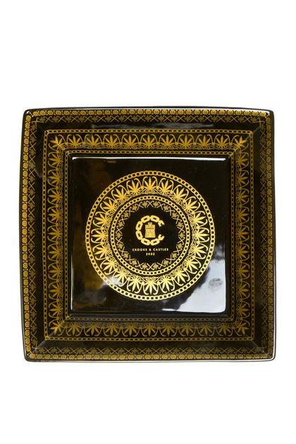 High Life Valet Dish Black/gold