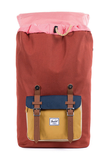 Little America Backpack 3 Rust/yellow/nav