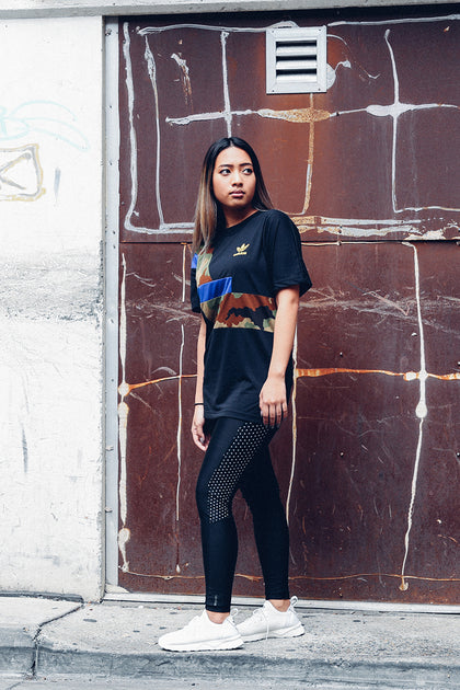 Reflective Dots Womens Tights Black