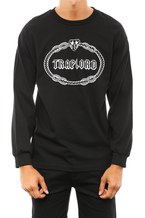 Crest Logo Longsleeve Tee Black