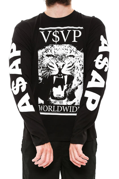 Tiger Long Sleeve Tee Black
