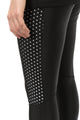 Reflective Dots Womens Tights Black
