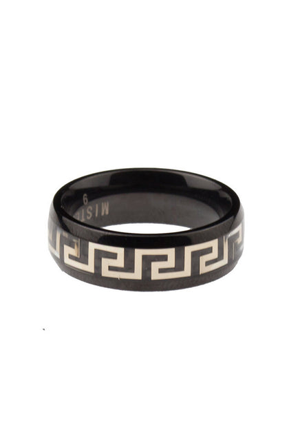 Maze Ring Black