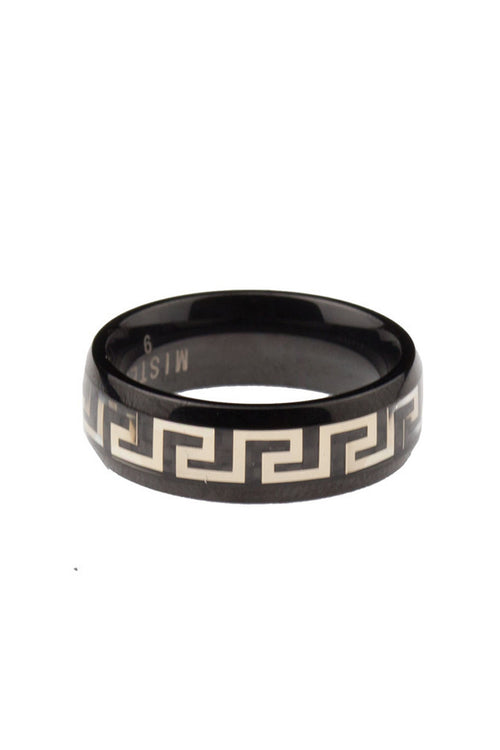 Maze Ring Black