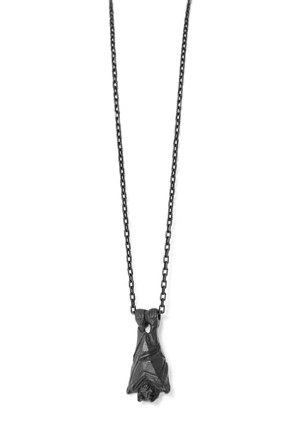 Bat Necklace Black
