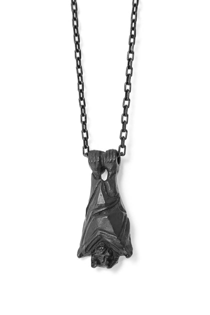 Bat Necklace Black