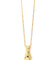 Bat Necklace Gold