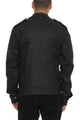 Denim Biker Jacket Black Wax