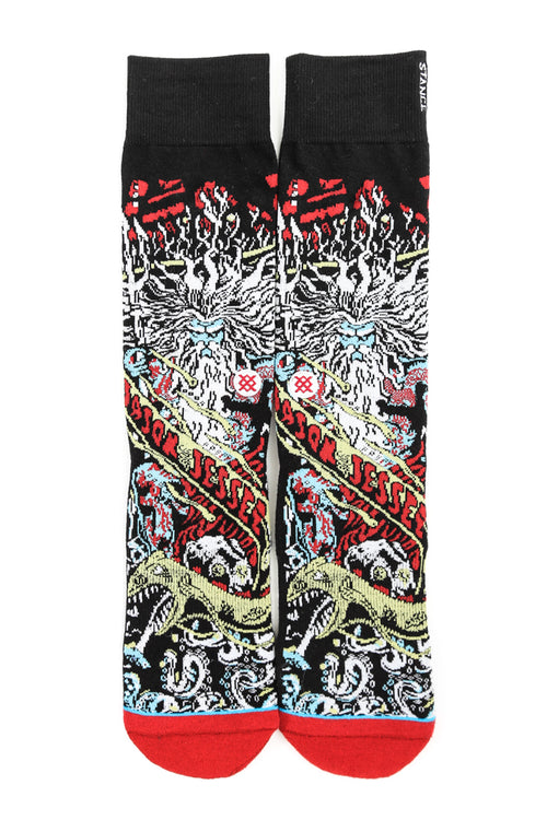 Jason Jesse Poseidon Sock Black