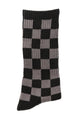 Checkered Socks Black