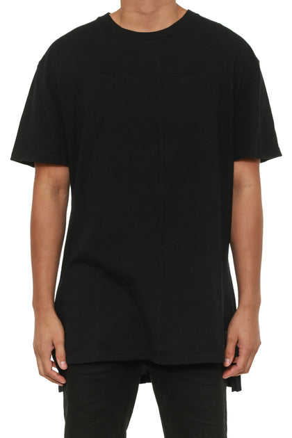 Dropped Tee Black