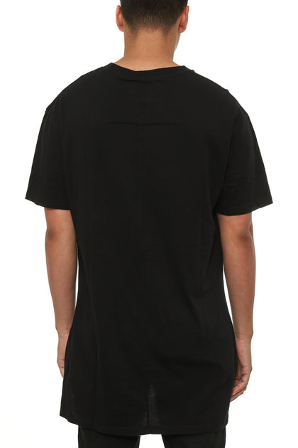 Dropped Tee Black
