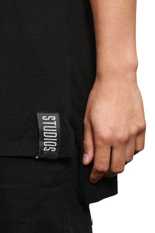 Dropped Tee Black