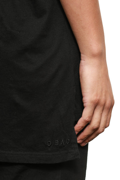 Dropped Tee Black