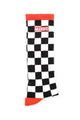 Mike G Checker Socks Black