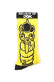 Beware Sock Yellow/black