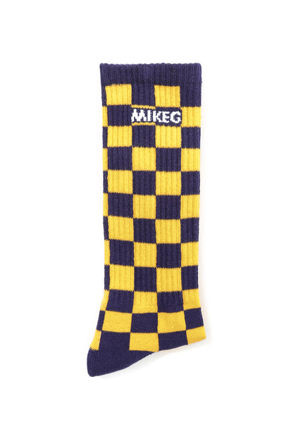 Mike G Checker Socks Royal