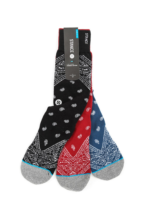 Unity Sock Orange/tan/blac