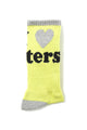 Haters Sock 3 Yellow/heather