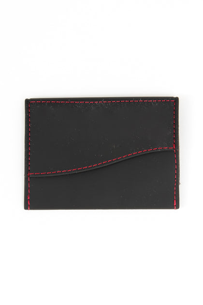 Rubber Card Wallet Black