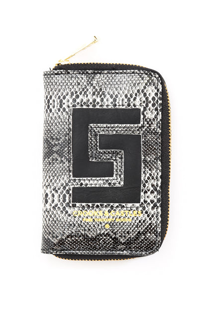 Reptillo Zip Wallet Silver